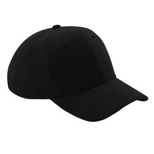 Beechfield® Unisex Jersey Athleisure Baseball Cap / Black
